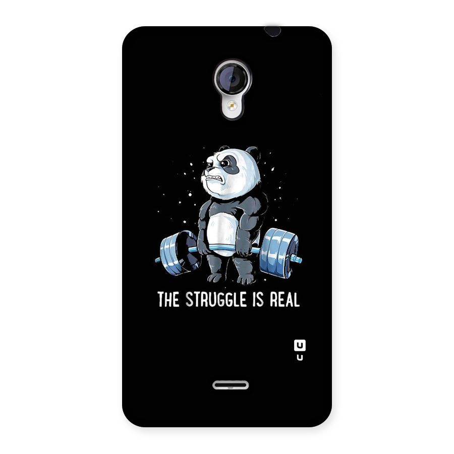 Struggle is Real Panda Back Case for Micromax Unite 2 A106