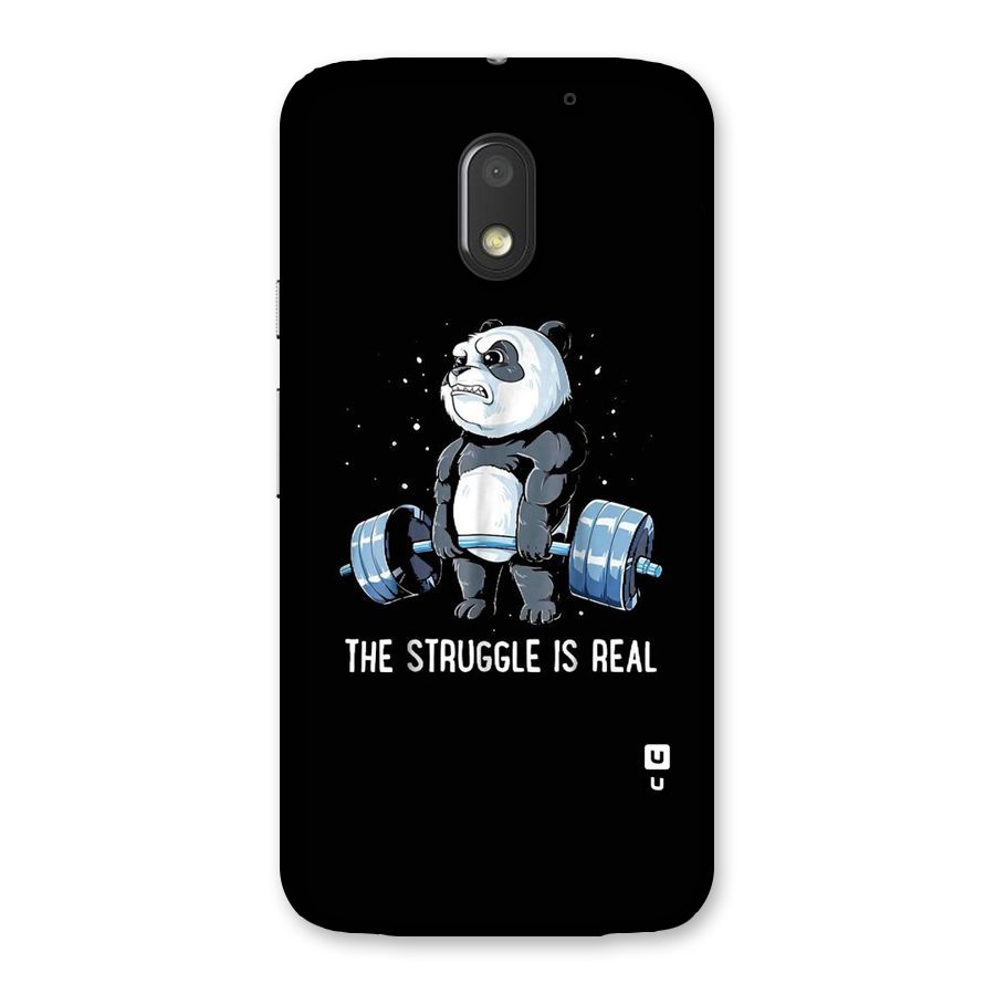 Struggle is Real Panda Back Case for Moto E3 Power