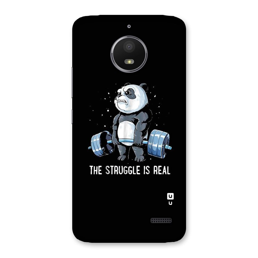 Struggle is Real Panda Back Case for Moto E4