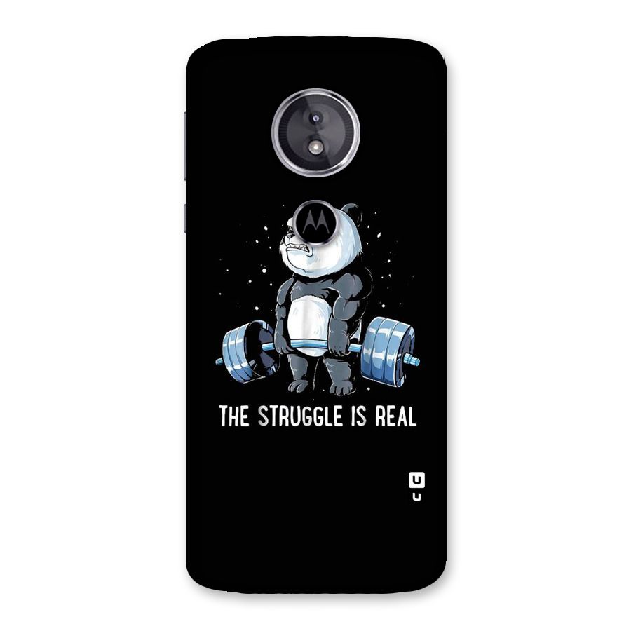 Struggle is Real Panda Back Case for Moto E5