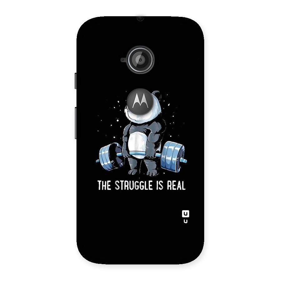 Struggle is Real Panda Back Case for Moto E 2nd Gen
