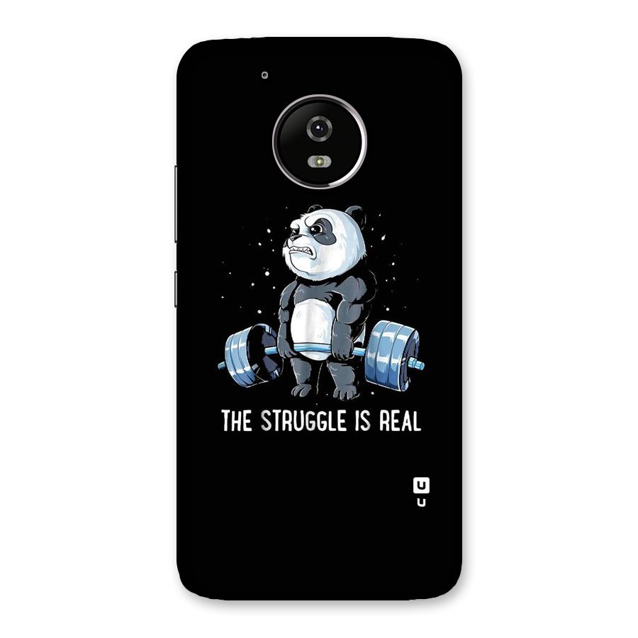 Struggle is Real Panda Back Case for Moto G5