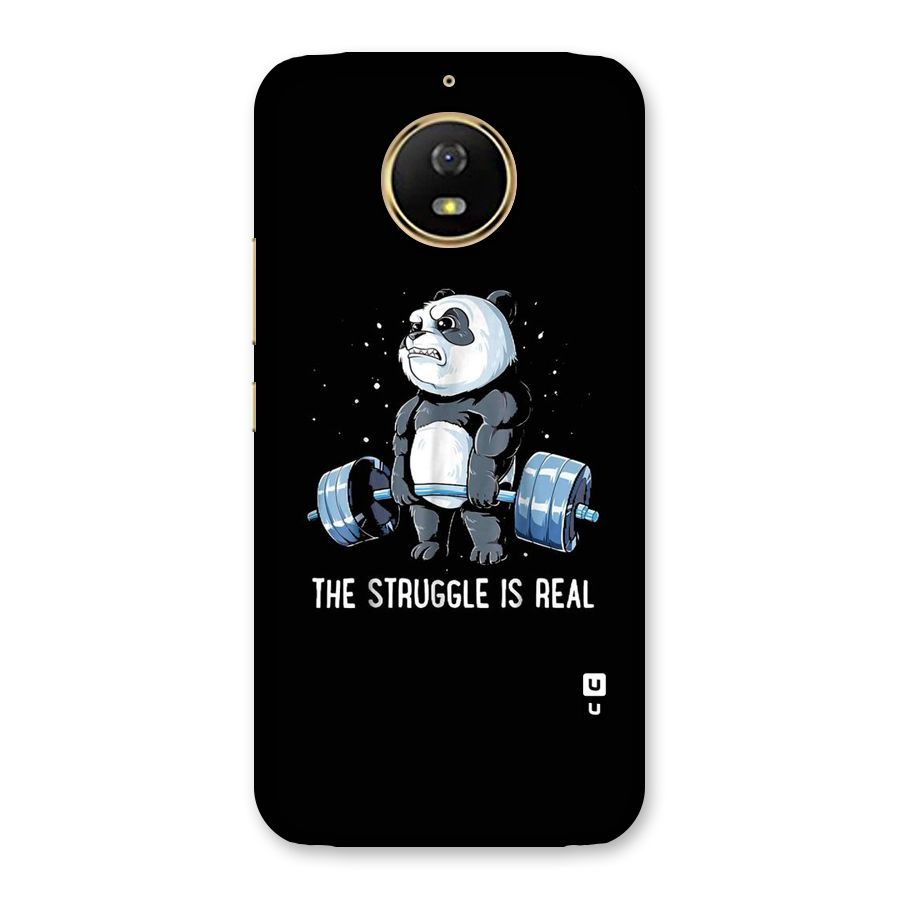 Struggle is Real Panda Back Case for Moto G5s