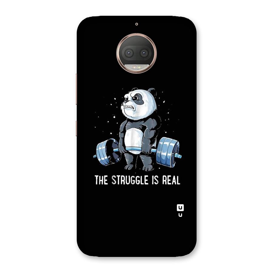 Struggle is Real Panda Back Case for Moto G5s Plus