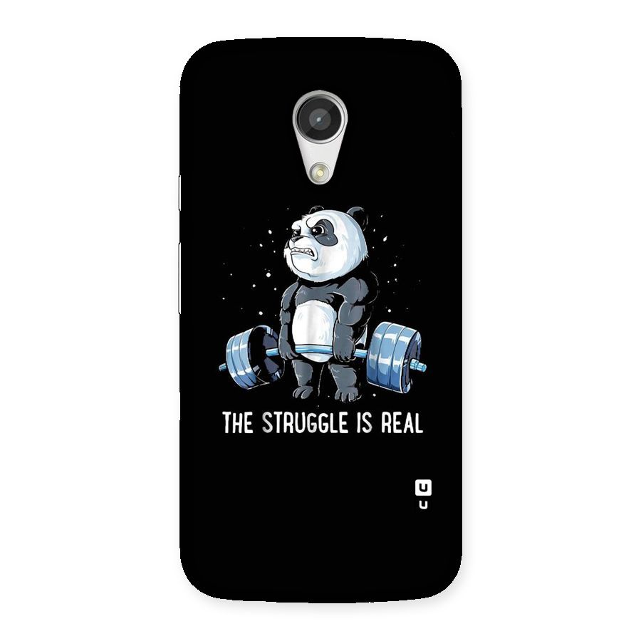 Struggle is Real Panda Back Case for Moto G 2nd Gen
