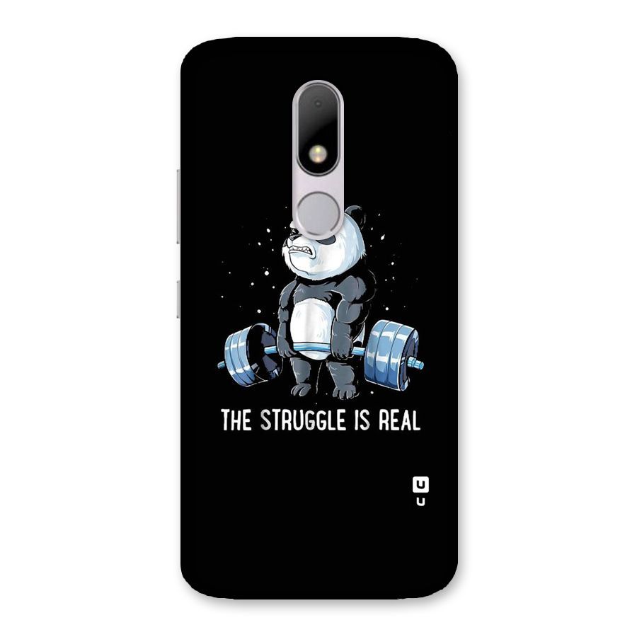 Struggle is Real Panda Back Case for Moto M