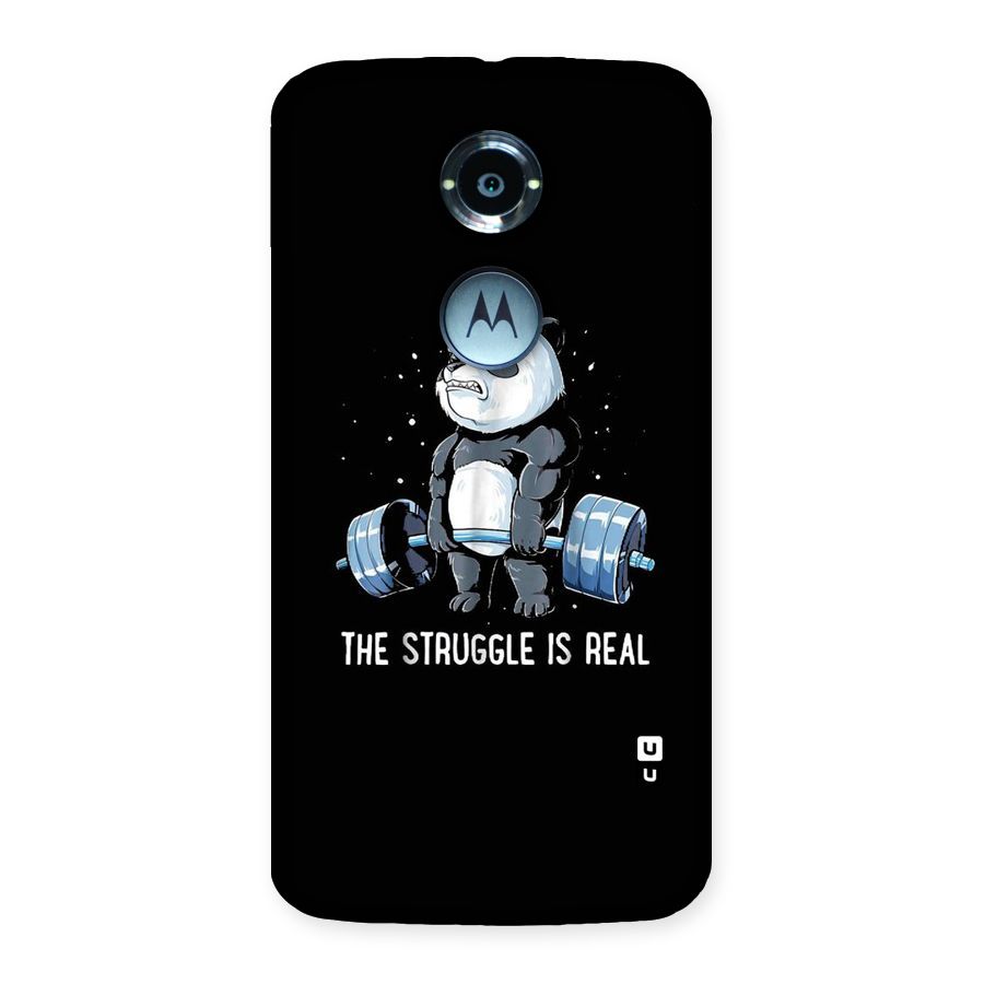 Struggle is Real Panda Back Case for Moto X 2nd Gen