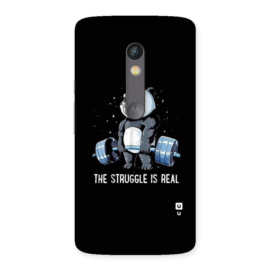 Struggle is Real Panda Back Case for Moto X Play