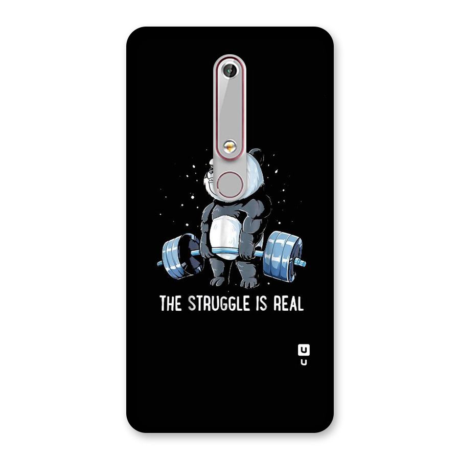 Struggle is Real Panda Back Case for Nokia 6.1