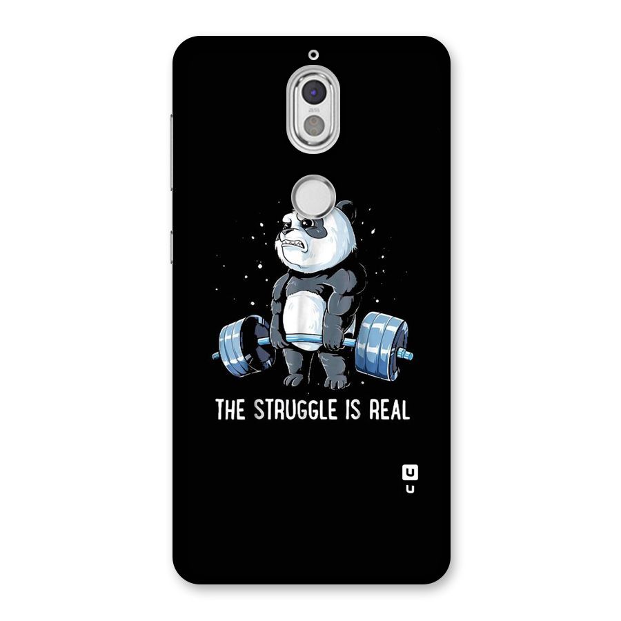 Struggle is Real Panda Back Case for Nokia 7