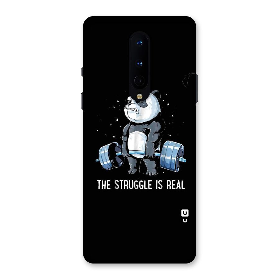 Struggle is Real Panda Back Case for OnePlus 8