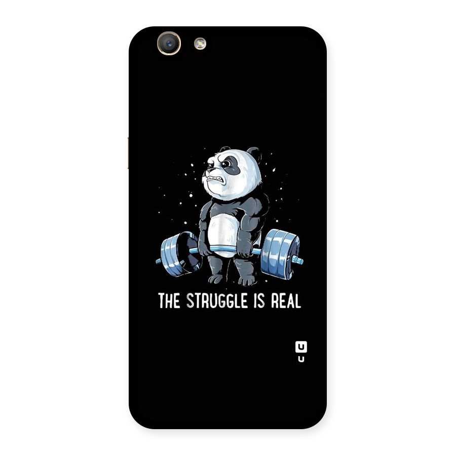 Struggle is Real Panda Back Case for Oppo F1s