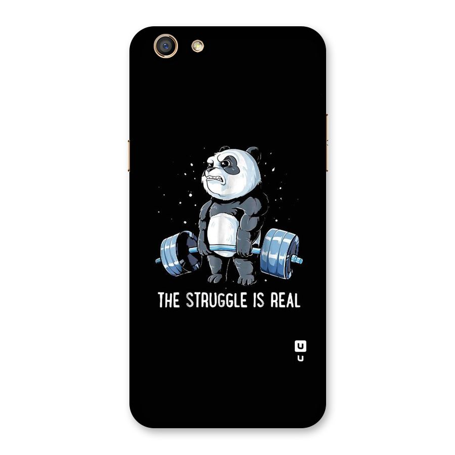 Struggle is Real Panda Back Case for Oppo F3