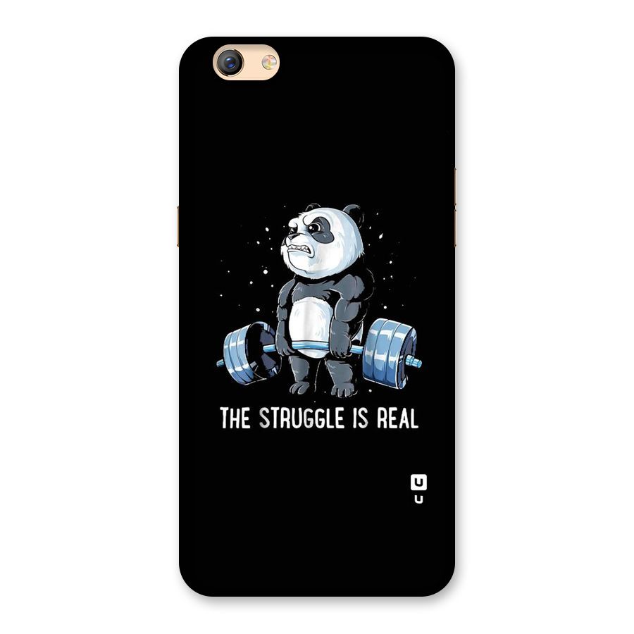 Struggle is Real Panda Back Case for Oppo F3 Plus