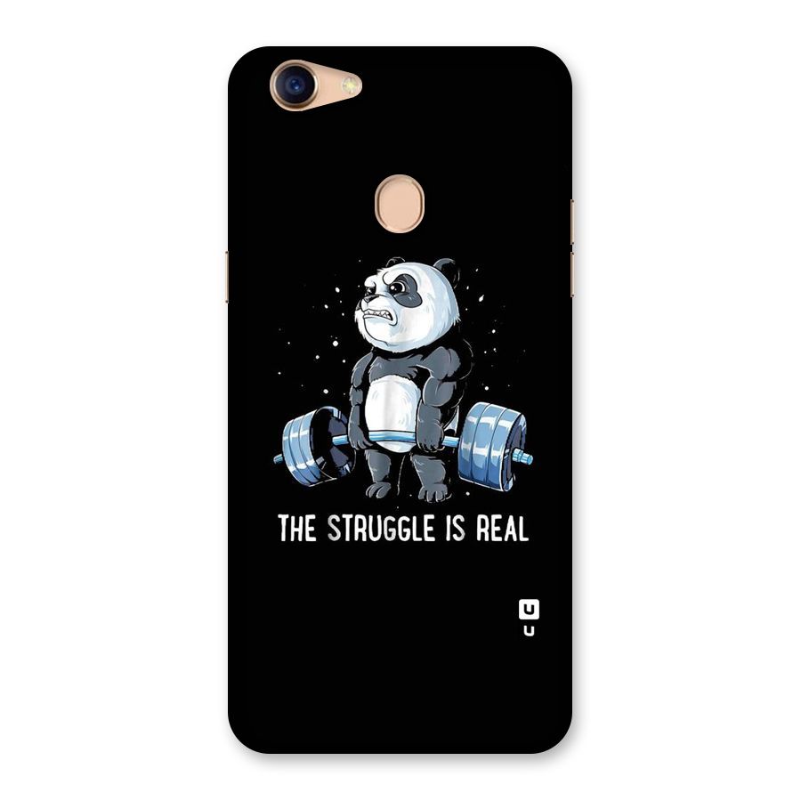 Struggle is Real Panda Back Case for Oppo F5