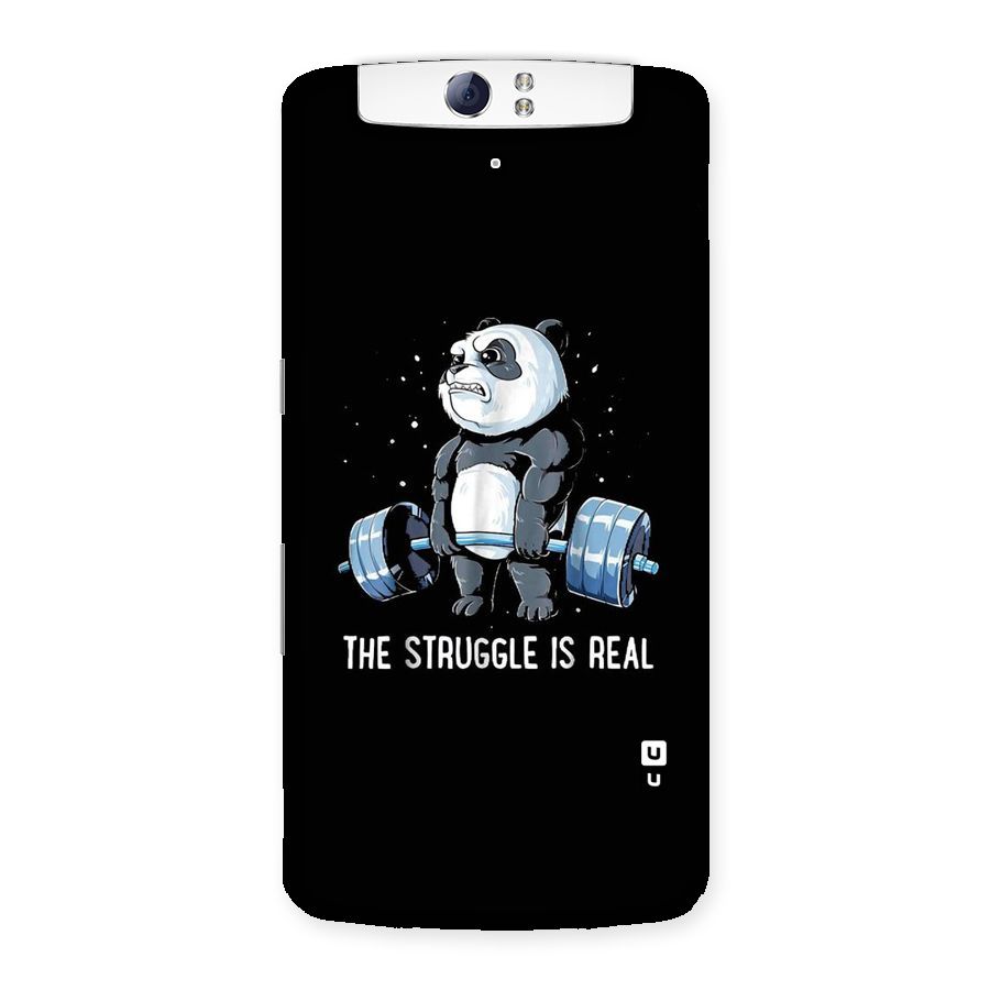 Struggle is Real Panda Back Case for Oppo N1