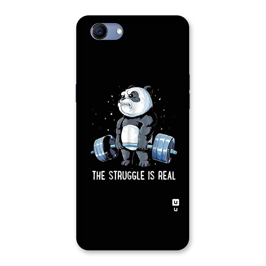 Struggle is Real Panda Back Case for Oppo Realme 1