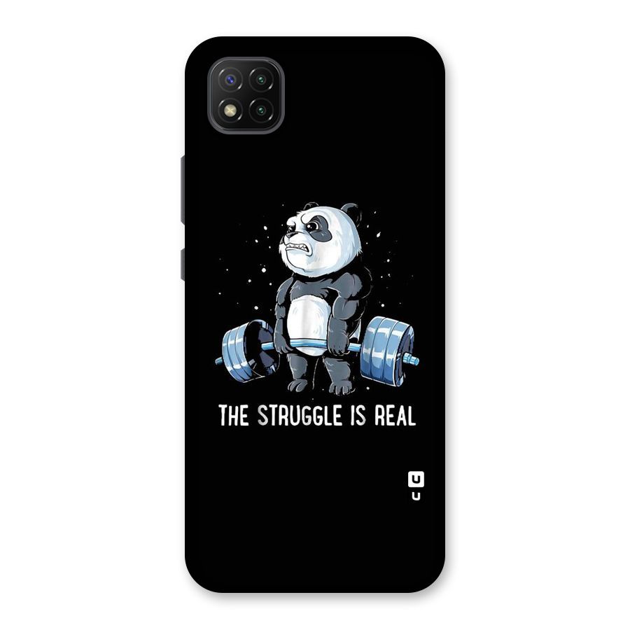 Struggle is Real Panda Back Case for Poco C3