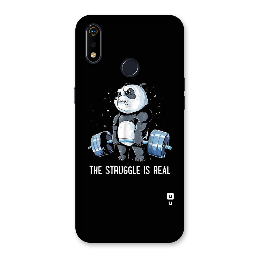 Struggle is Real Panda Back Case for Realme 3i