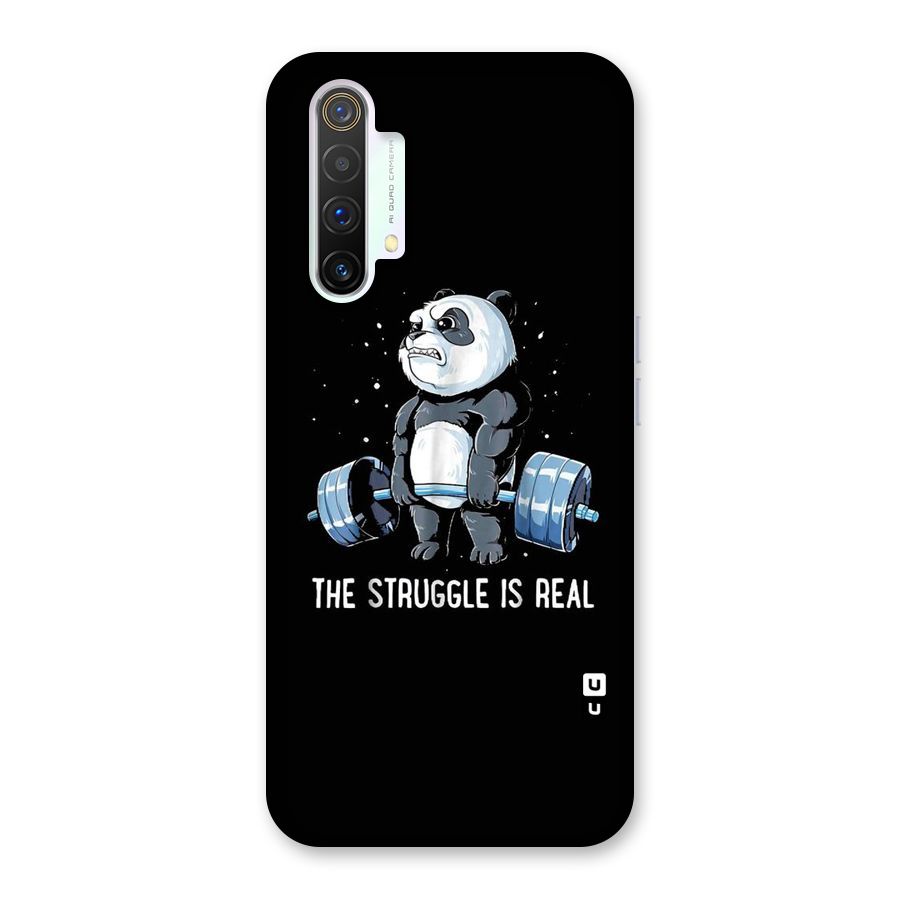 Struggle is Real Panda Back Case for Realme X3 SuperZoom