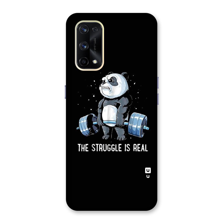 Struggle is Real Panda Glass Back Case for Realme X7 Pro
