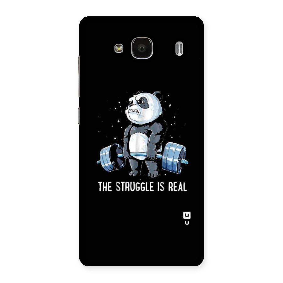 Struggle is Real Panda Back Case for Redmi 2s