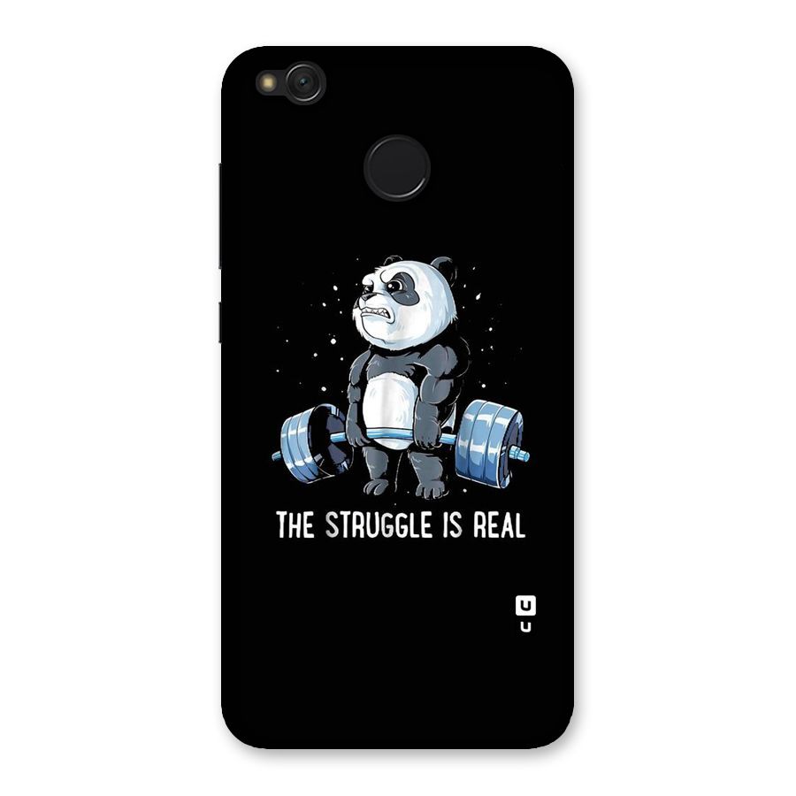 Struggle is Real Panda Back Case for Redmi 4