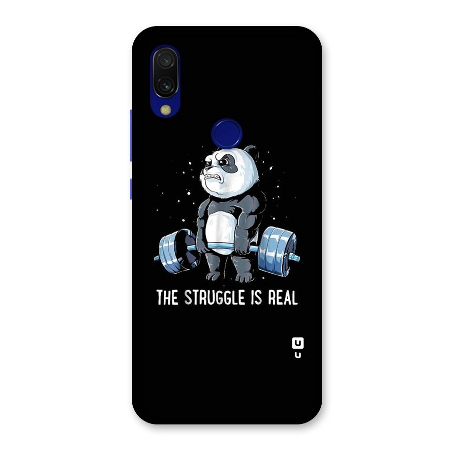 Struggle is Real Panda Back Case for Redmi 7