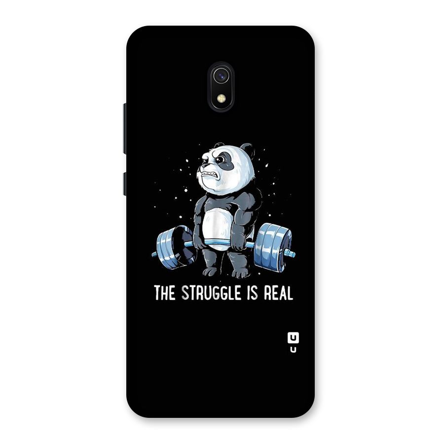 Struggle is Real Panda Back Case for Redmi 8A