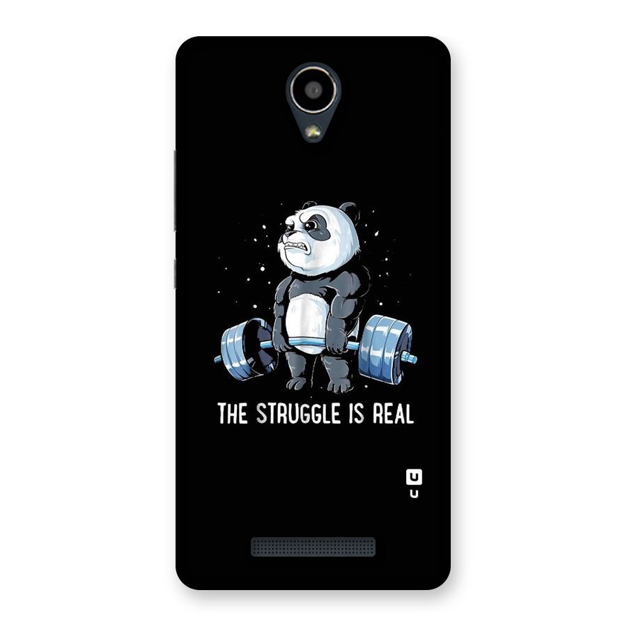 Struggle is Real Panda Back Case for Redmi Note 2