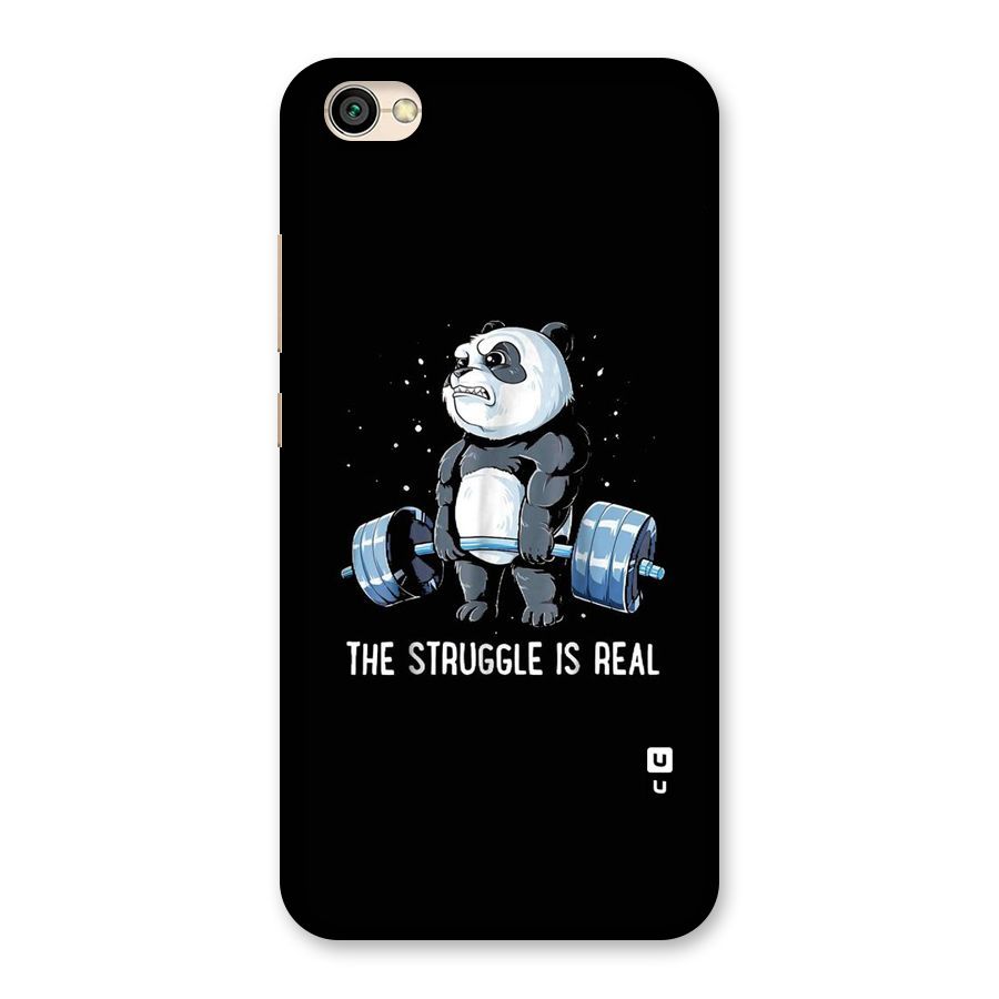 Struggle is Real Panda Back Case for Redmi Y1 Lite