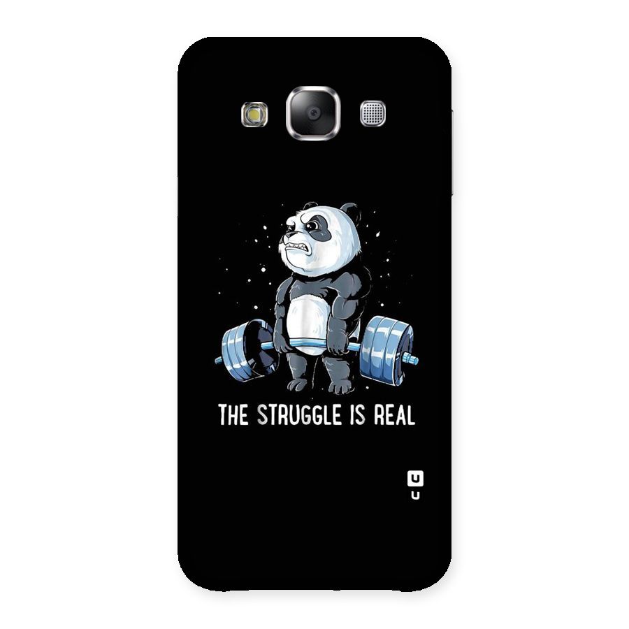 Struggle is Real Panda Back Case for Samsung Galaxy E5