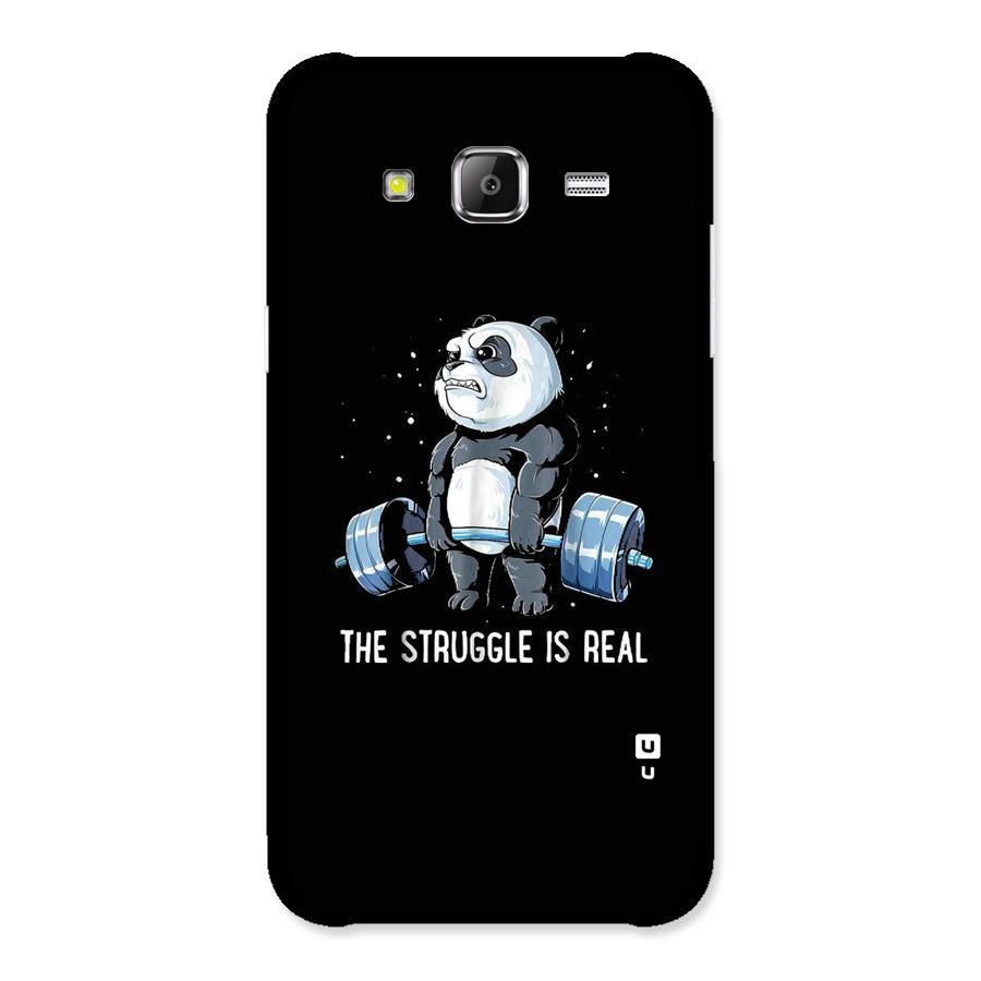 Struggle is Real Panda Back Case for Samsung Galaxy J2 Prime