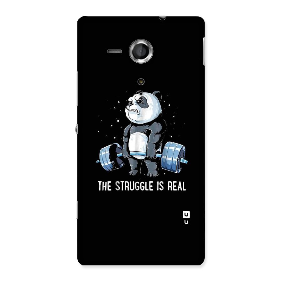 Struggle is Real Panda Back Case for Sony Xperia SP
