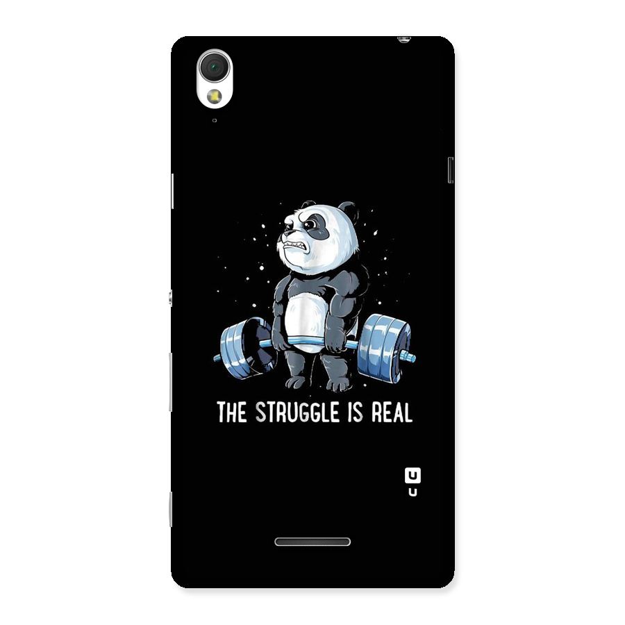 Struggle is Real Panda Back Case for Sony Xperia T3