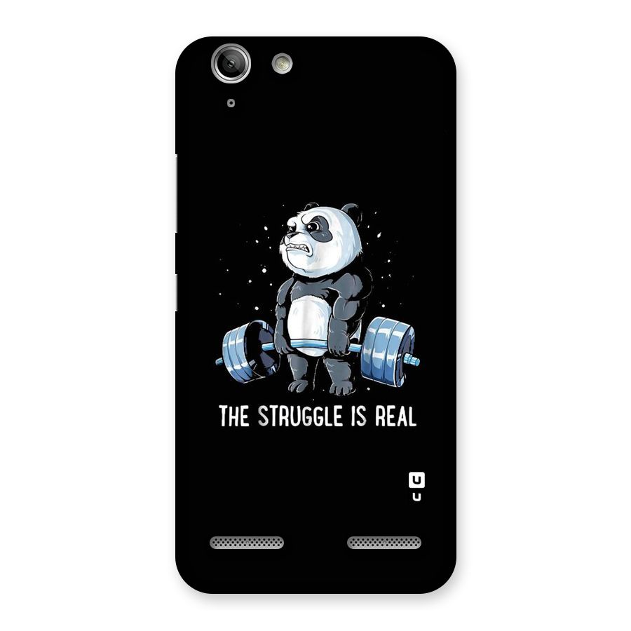 Struggle is Real Panda Back Case for Vibe K5 Plus