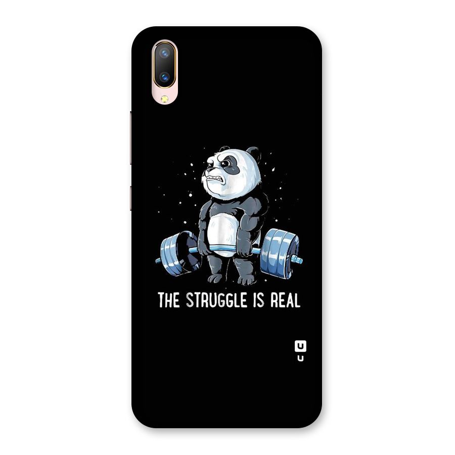 Struggle is Real Panda Back Case for Vivo V11 Pro