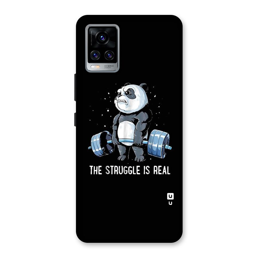 Struggle is Real Panda Back Case for Vivo V20 Pro