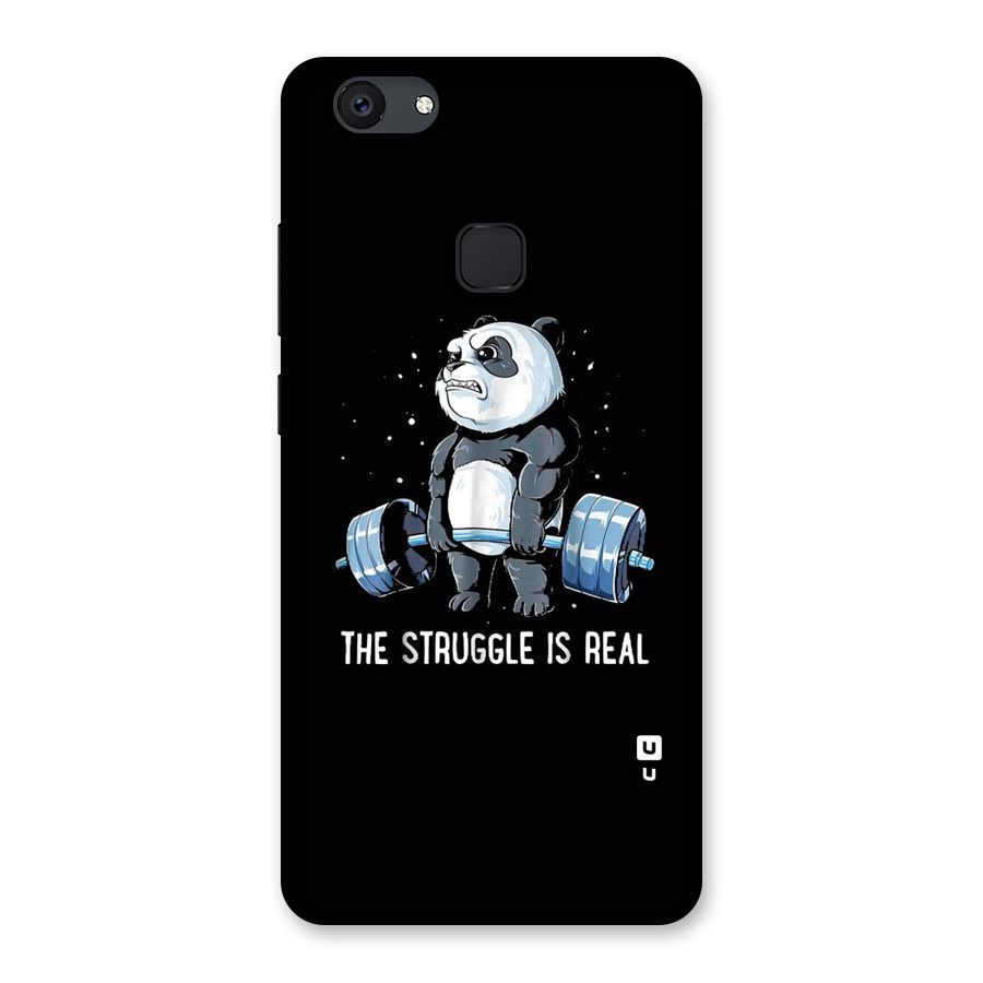 Struggle is Real Panda Back Case for Vivo V7 Plus