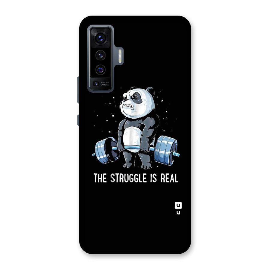 Struggle is Real Panda Back Case for Vivo X50