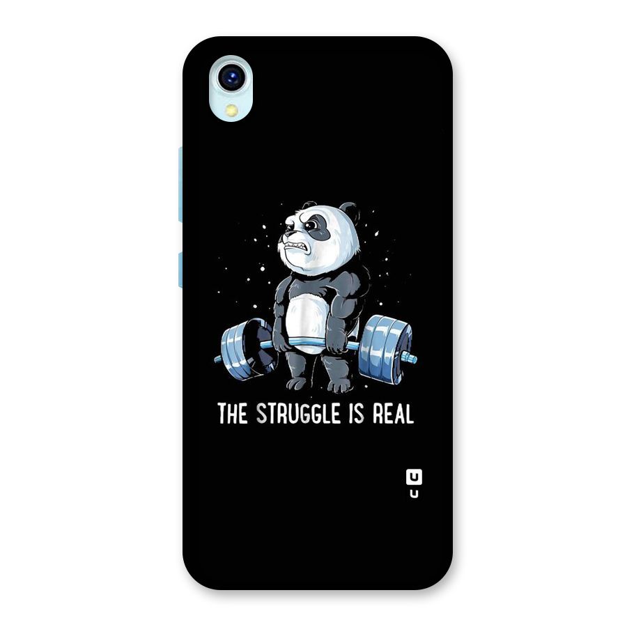 Struggle is Real Panda Back Case for Vivo Y1s