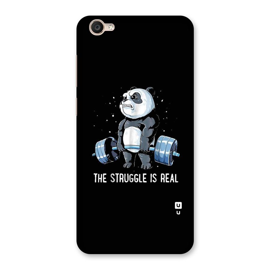 Struggle is Real Panda Back Case for Vivo Y55