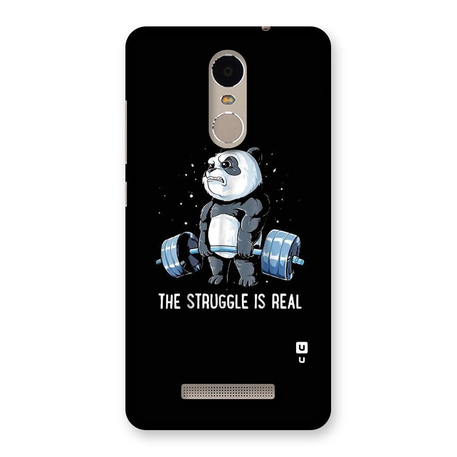 Struggle is Real Panda Back Case for Xiaomi Redmi Note 3