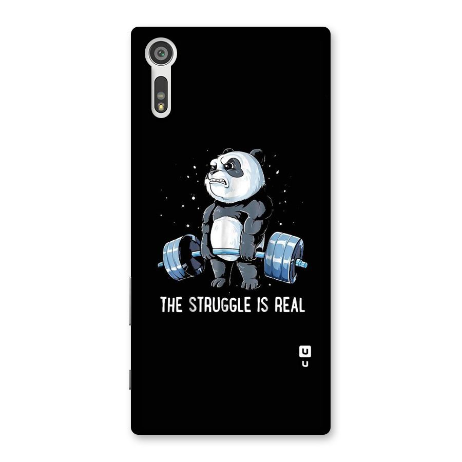 Struggle is Real Panda Back Case for Xperia XZ