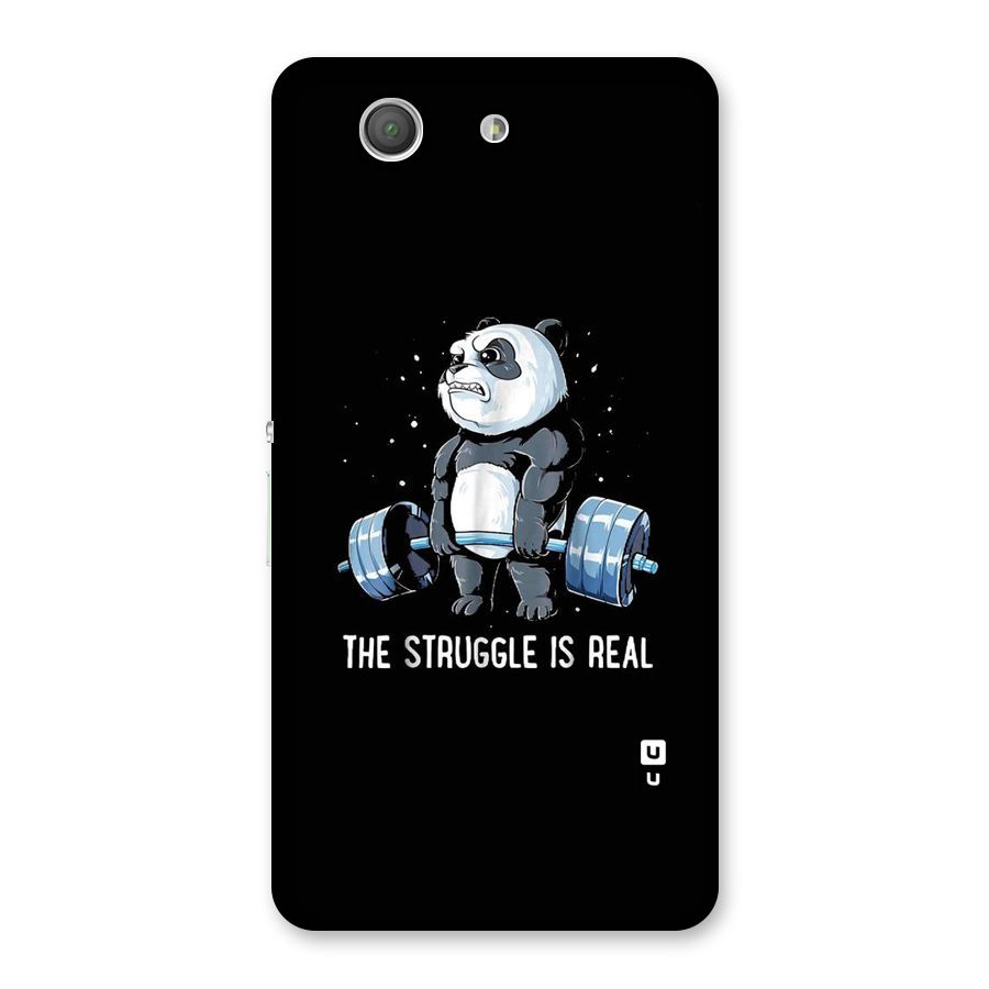 Struggle is Real Panda Back Case for Xperia Z3 Compact
