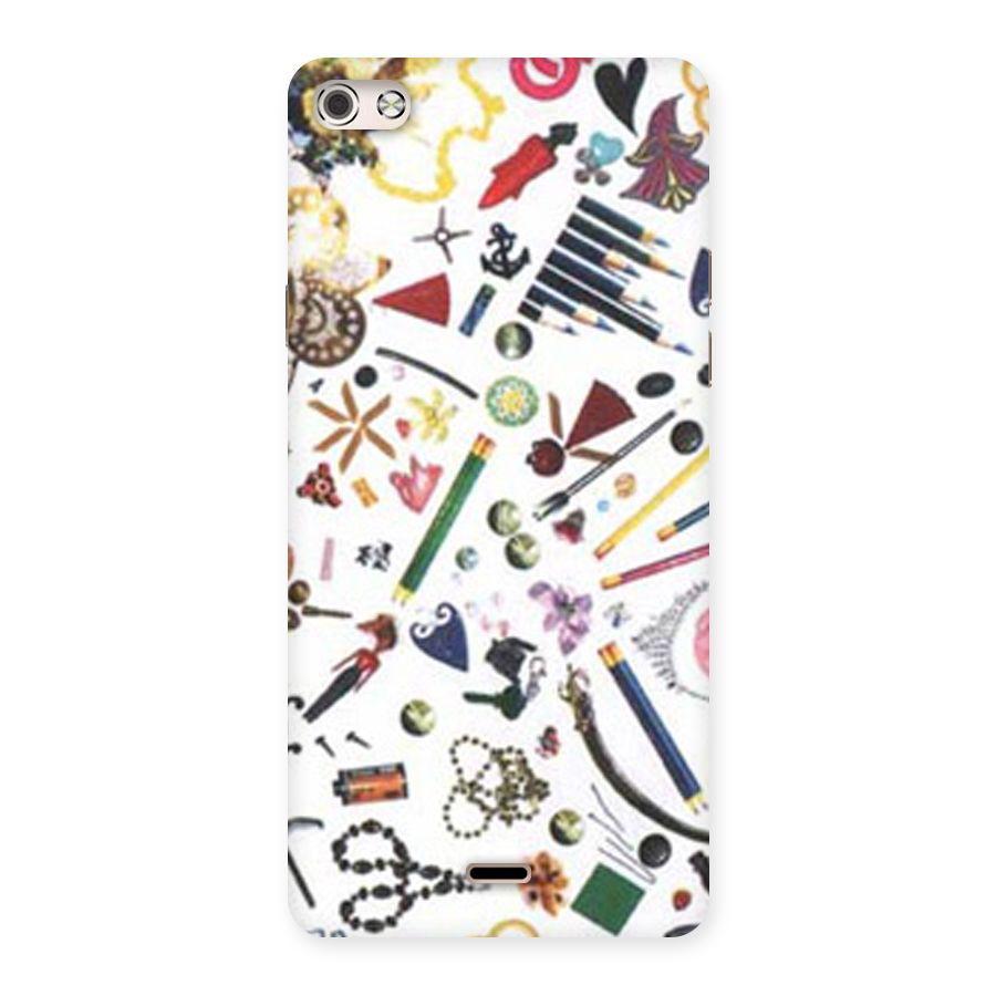 Studio Back Case for Micromax Canvas Silver 5