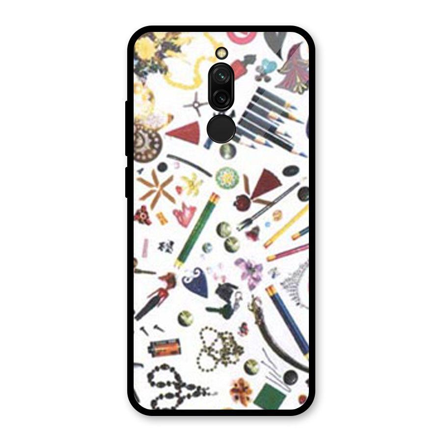 Studio Glass Back Case for Redmi 8