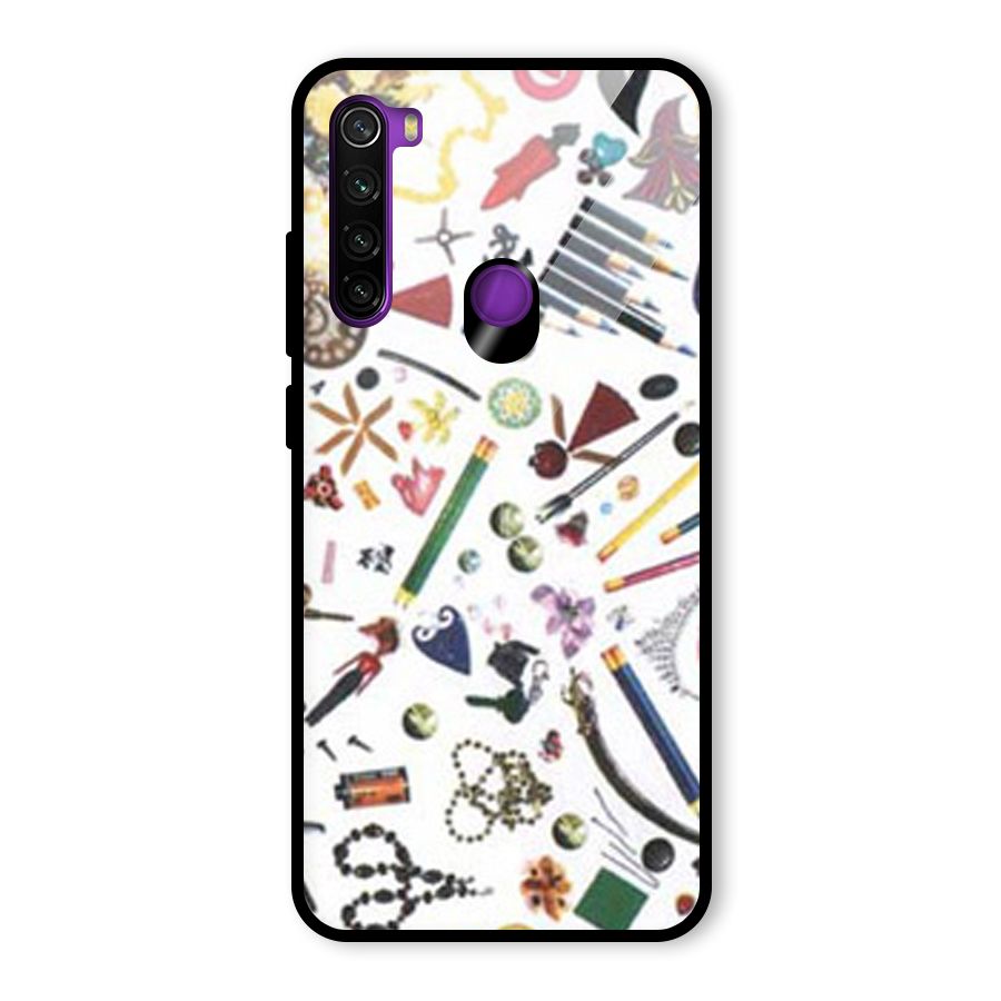 Studio Glass Back Case for Redmi Note 8