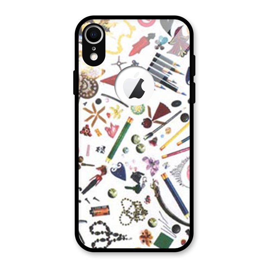Studio Glass Back Case for iPhone XR Logo Cut