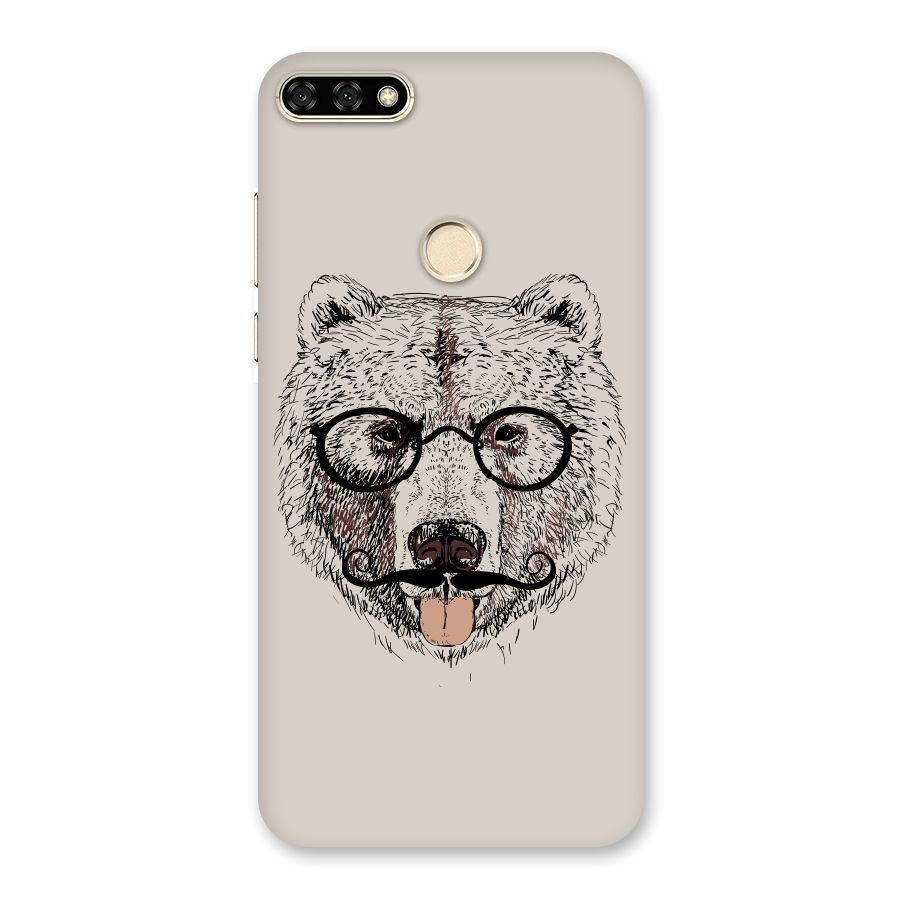 Studious Bear Back Case for Honor 7A